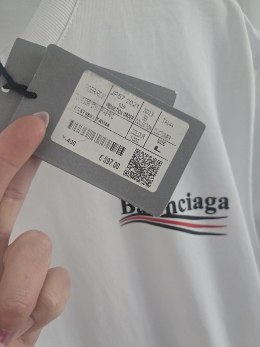 Balenciaga оригинална тениска