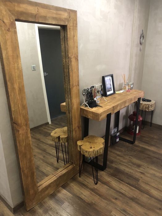 Огледало Рустик стил огледало за коридор, баня, стена УНИКАТ