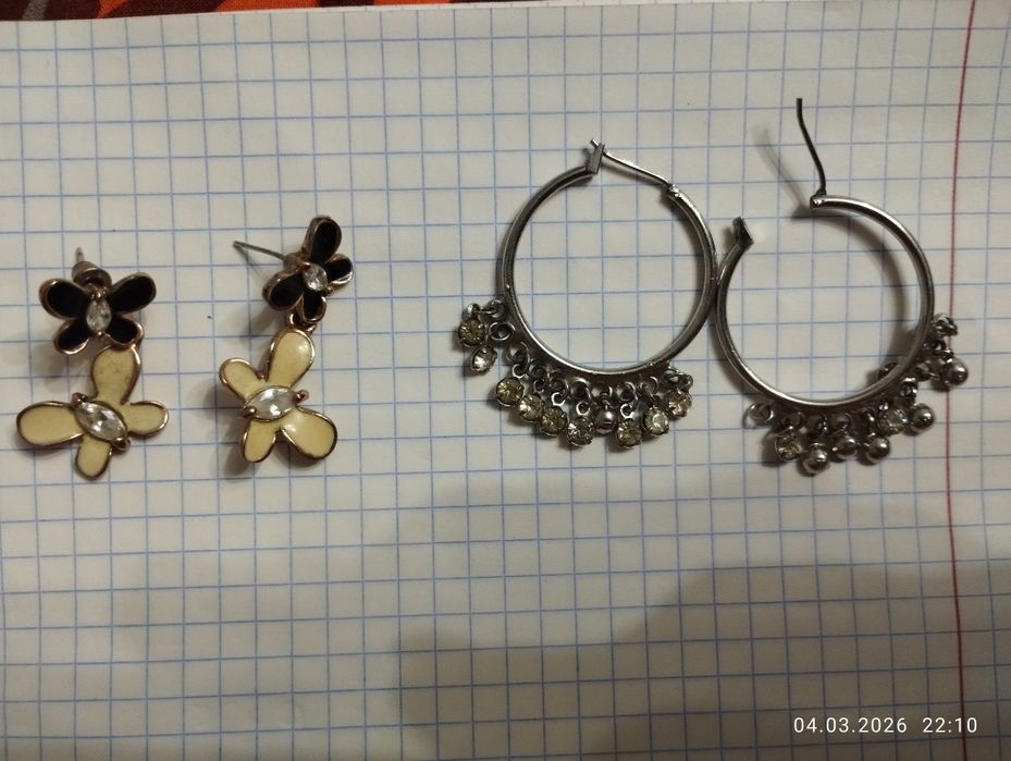 Серьги советские