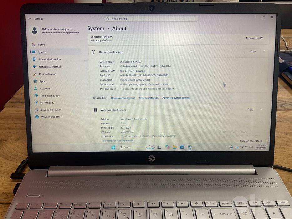 Hp 12th gen laptop
