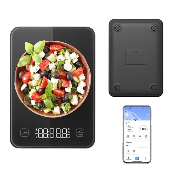 Cantar Bucatarie Smart Vintara App Contor Calorii si Nutrienti Nou