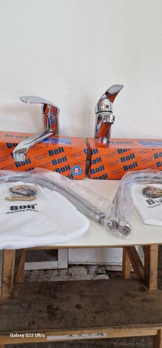 СУПЕР ПРОМОЦИЯ!!!Батерия-Смесител Едноръкохватков Стоящ за Шкаф, Мивка