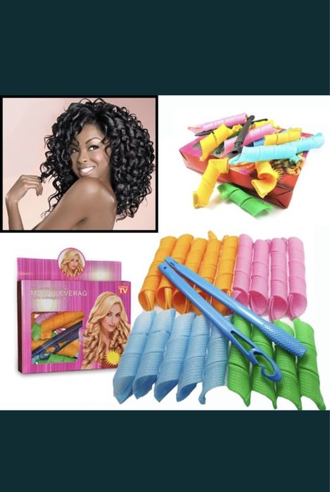 Волшебные бигуди Magic Leverage Бигуди спиральки Бигуди разные