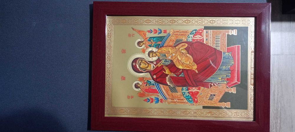 Icoana Noua Maica Domnului Pantanassa vindecatoare de boli 25 x 34 cm