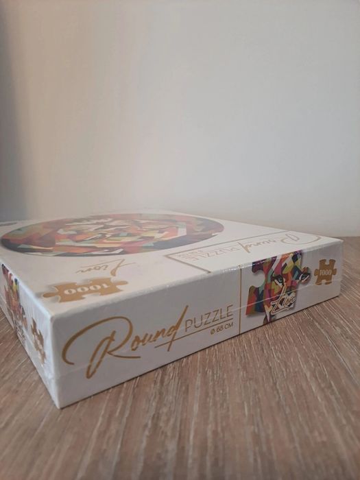 Puzzle rotund 1000 piese - nou, sigilat in cutie