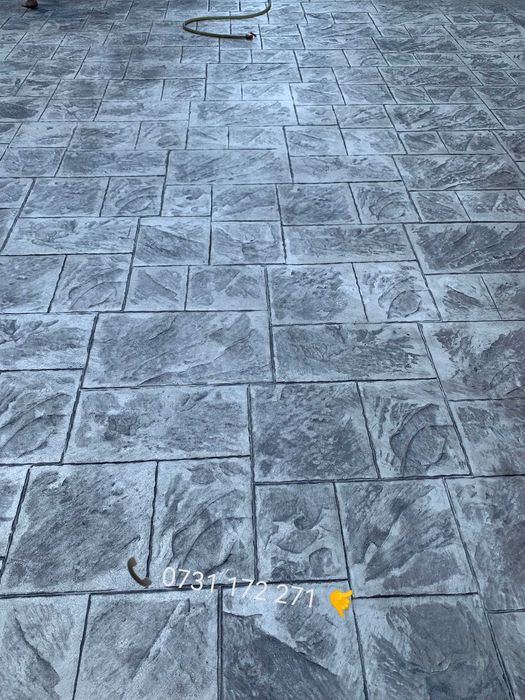 Beton amprentat de calitate. amenajari pavaje cu beton amprentat