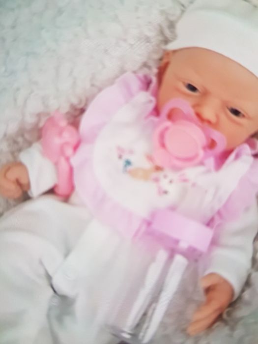 Papusa realista,moale din silicon 30cm