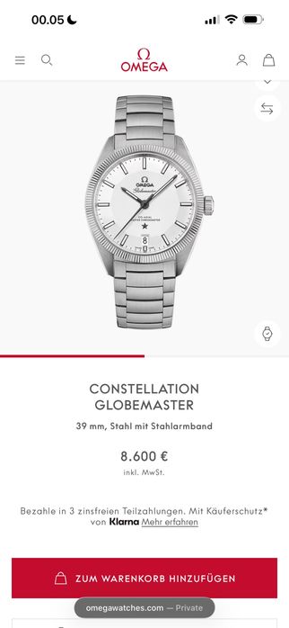 Omega Globemaster