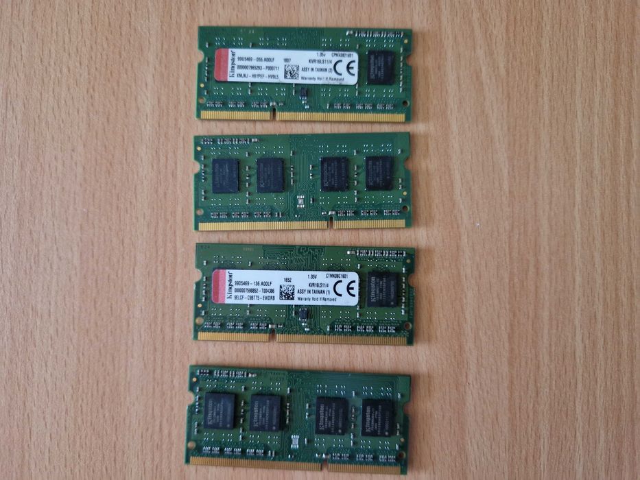 vand memorii kingston sodimm laptop 4GB DDR3 - 30 lei