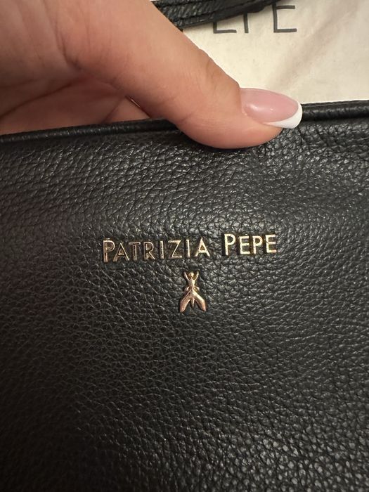Чанта от естествена кожа  Patrizia pepe