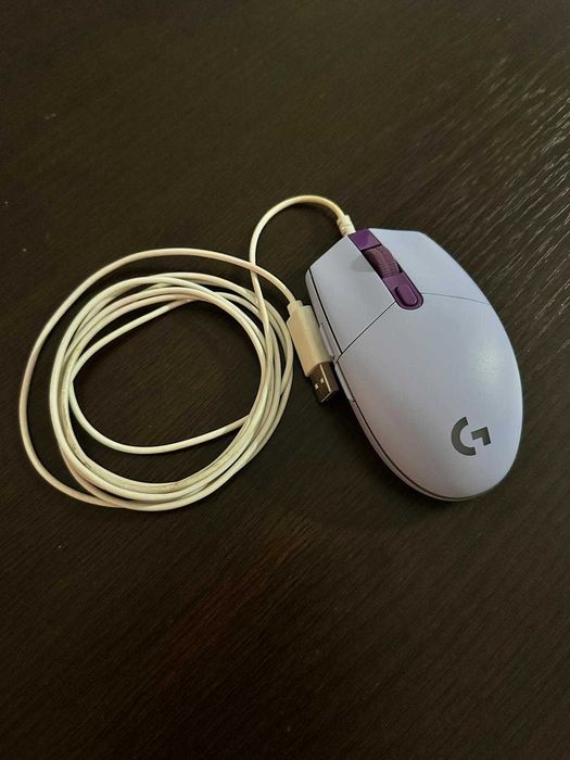 Mouse gaming Logitech G102 Lightsync, Lilac