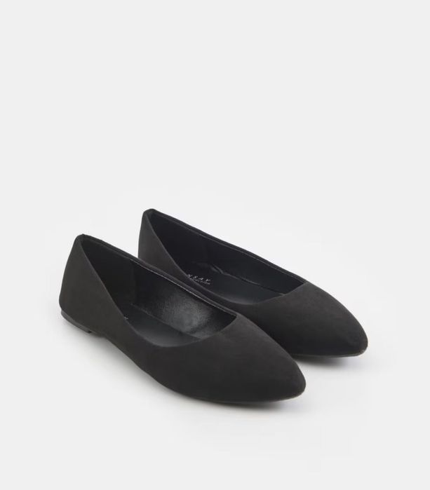 Балетки черные и бежевые