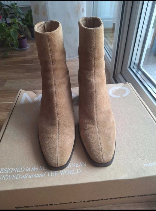 Ghete piele întoarsă Mango