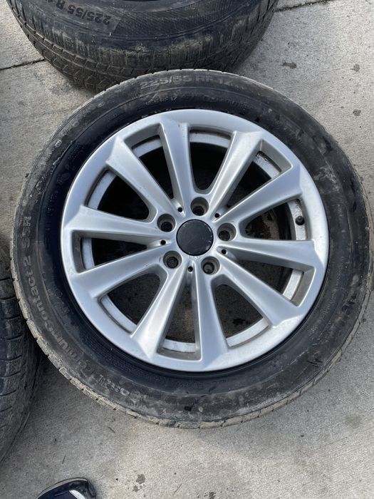 Jante Aliaj BMW r17 seria 3 5 f10 + cauciucuri 225 / 55 / R17