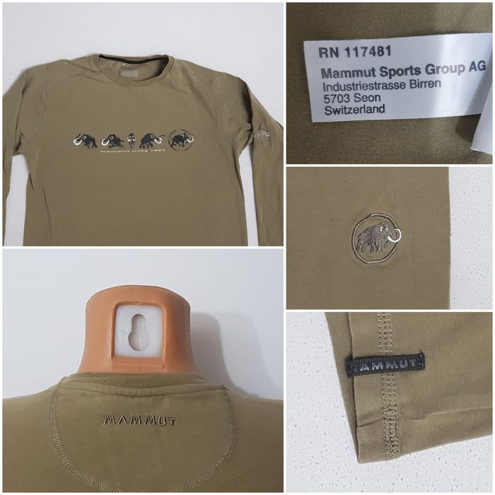 Bluza Mammut Tuff ptr bărbați, tricou cu mânecă lungă, mărimea M