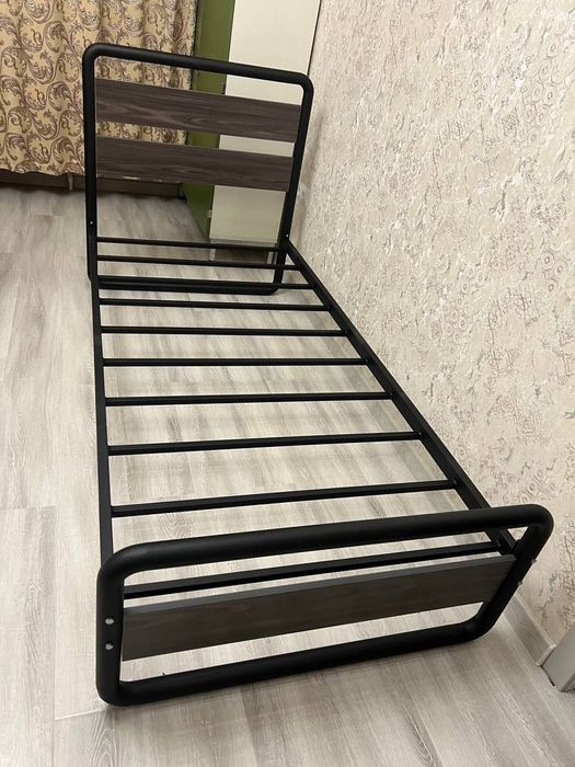 односпальная Loft krovat темир крават metal kalavat Лофт