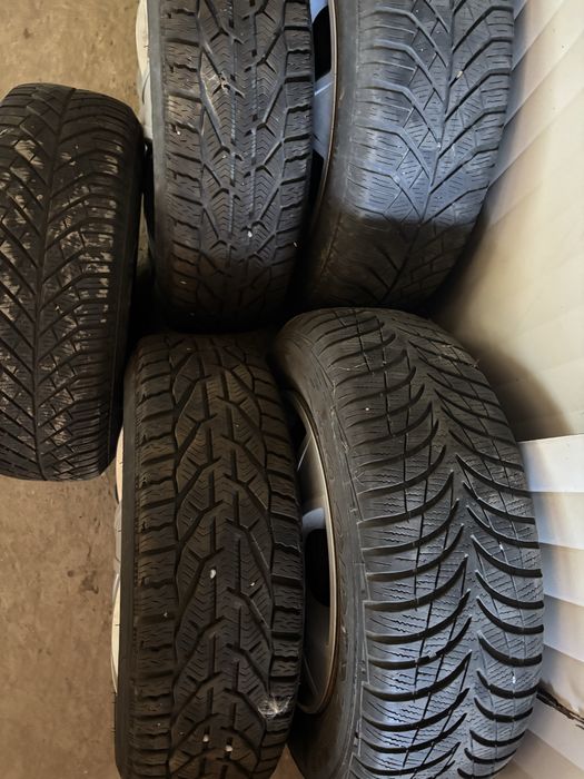 Vand jante + cauciucuri + rezerva pentru opel