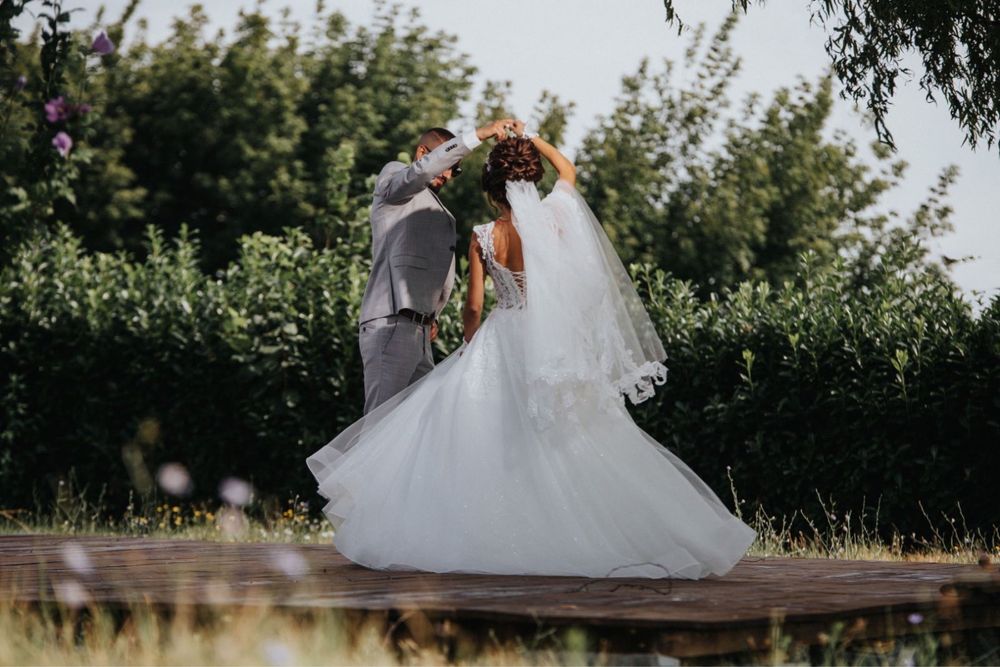 Булчинска рокля с воал