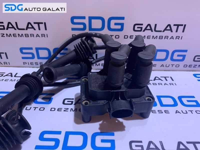 Bobina Inductie Completa cu Fisa Fise Ford Mondeo MK 3 1.8 2.0 2000 - 2007 Cod 988F-12029-BA 988F12029BA YM2F-12029-AB YM2F12029AB 0221503491 [D0187]