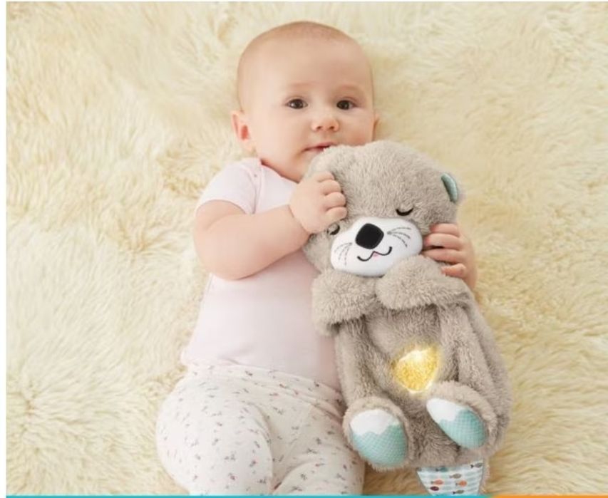 Светеща дишаща видра с музика и светлина/Стич дишащ играчка