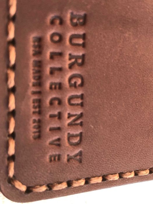 Калъф за пътуване BURGUNDY COLLECTIVE, есст. кожа ръчна изработка, ЮАР