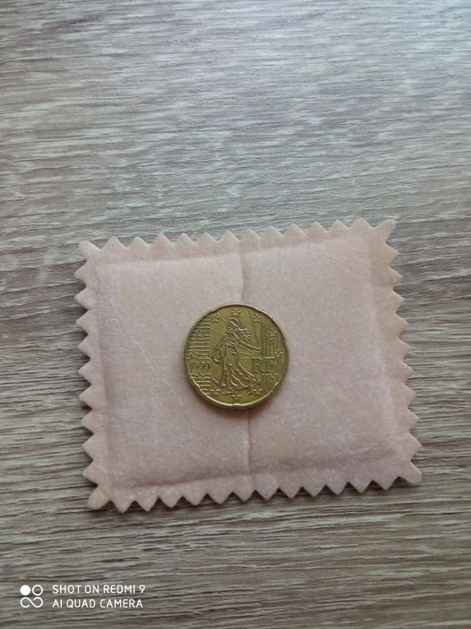 Moneda 20 centi din Franta, 1999