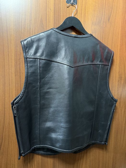кожено яке и елек harley davidson