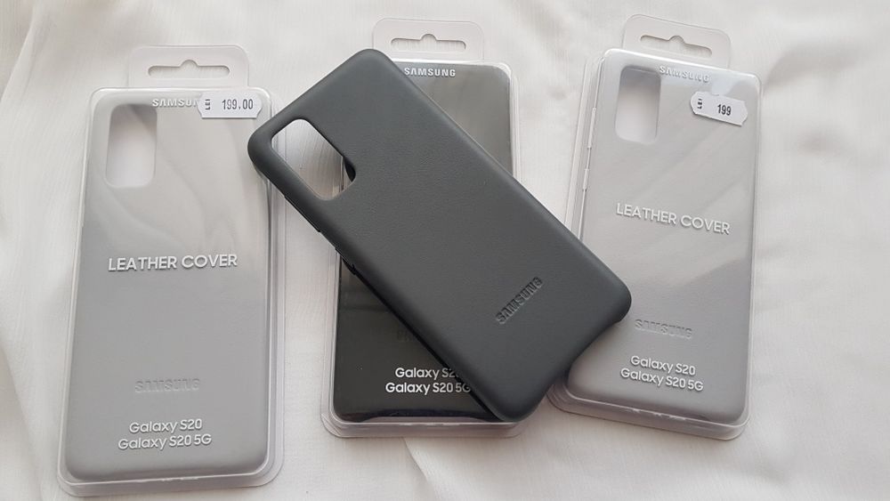 Husa Piele Naturala Originala Samsung Galaxy S20 noua!Eleganta,leather