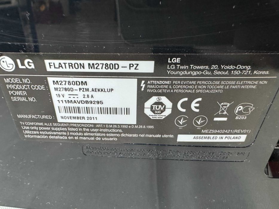 Телевизор - LG 27 inch / A24