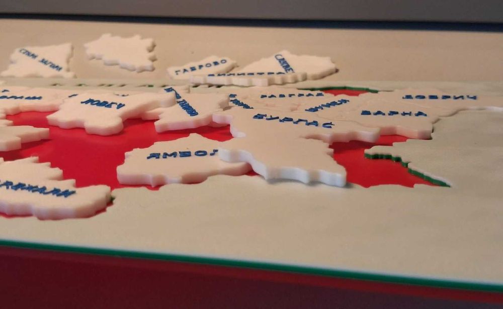 3D Пъзел Карта на България – 28 области