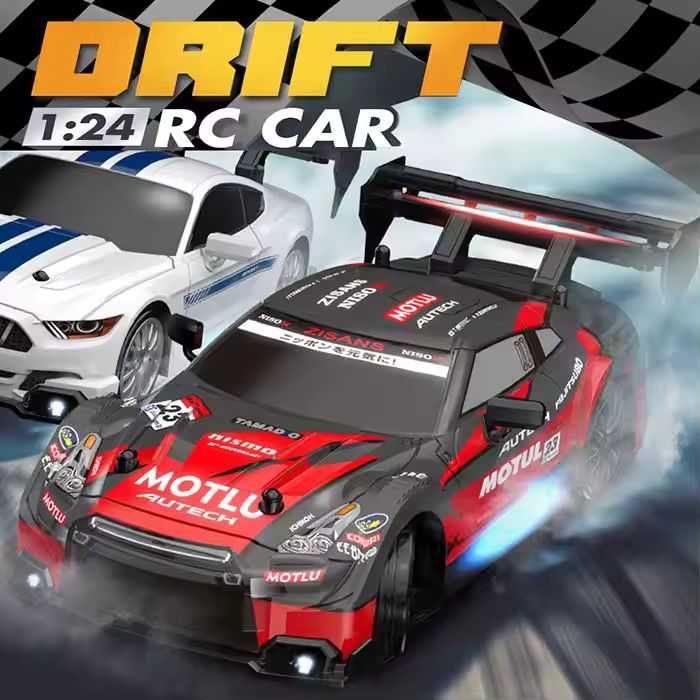 Masina de curse de mare viteza cu Telecomanda, Drift 4wd la scara 1:24