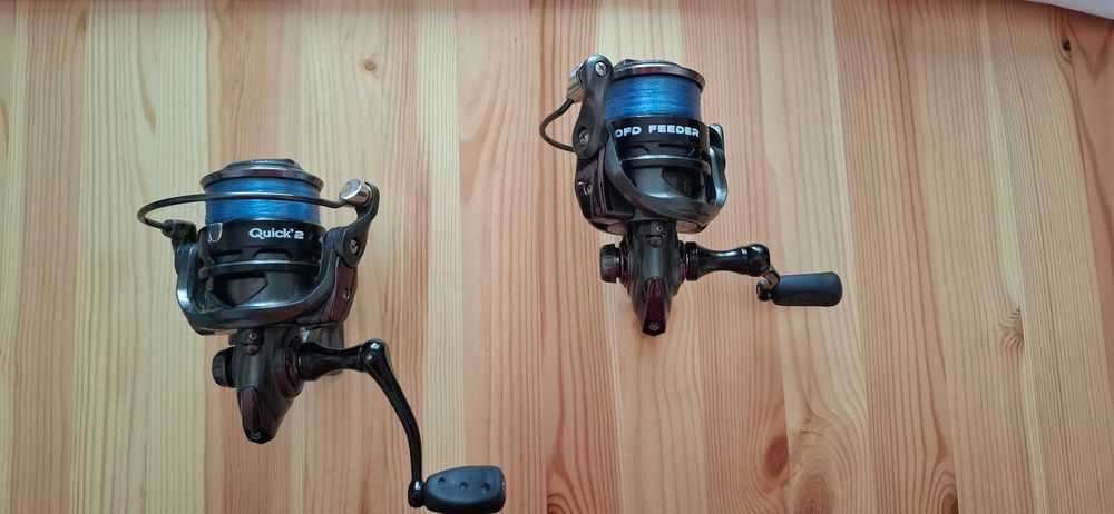 Mulineta DAM Quick 2 Feeder 4000 FD, frana micrometrica fata, tambur AL cu fir monofilament Ø0.20