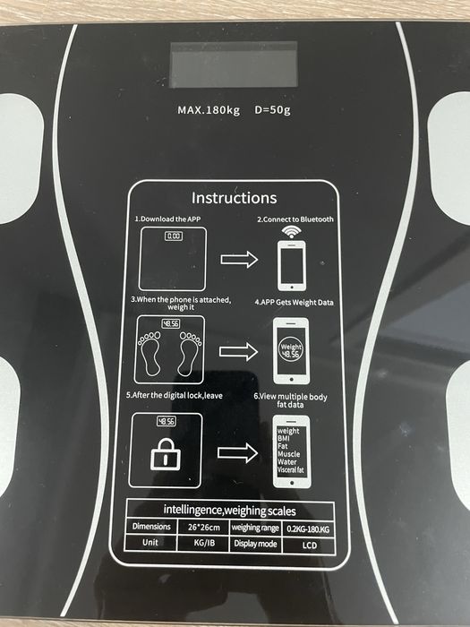 Умные весы с Bluetooth