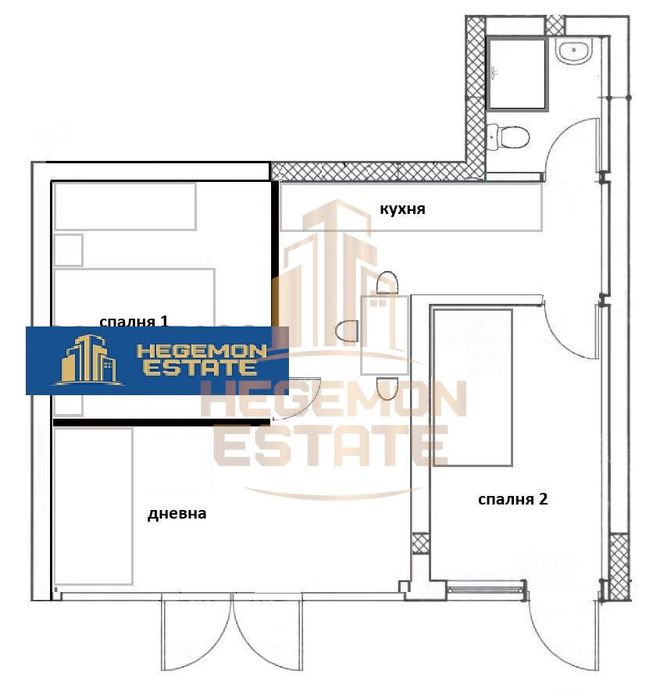Продава се Тристаен апартамент в Варна, Център - 50 кв.м за 2163 €/кв.м - Снимка #7