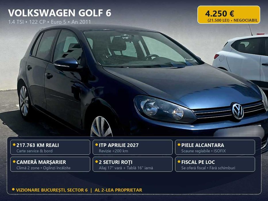 Volkswagen Golf 6 Highline - 1.4 TSI 122 CP - 2011