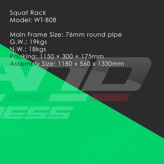 Grand fitness Shtanga pastabka B68