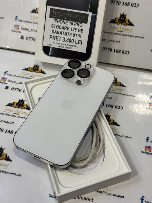 Hope Amanet P7 Iphone 16 Pro 128 Gb