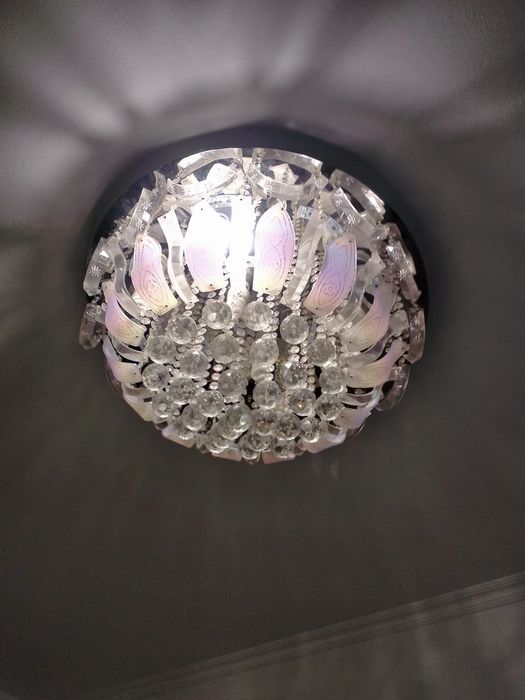 Люстра круглая потолочная