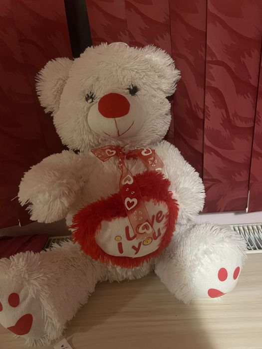 Плюшено мече с надпис