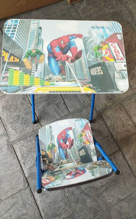 Детски чин - масичка със стол - различни герои