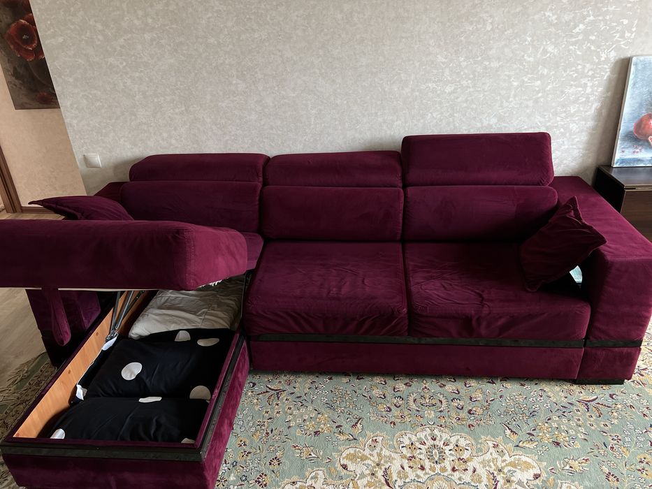Диван Divodevan цвет Бордо