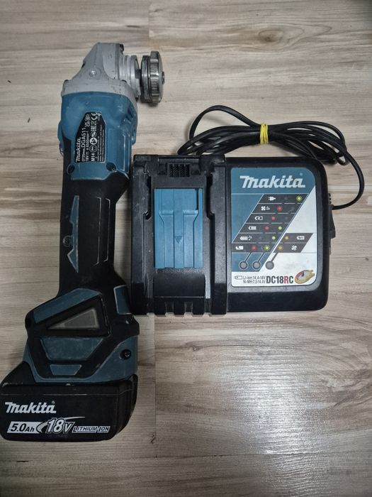 Flex makita 18v dga 511 cu variator