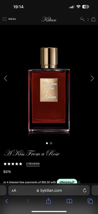 Kilian kiss from a rose