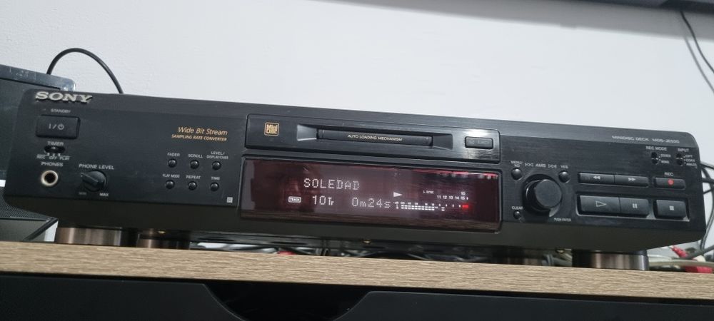 Player minidisc Sony MDS JE 520, perfecta stare