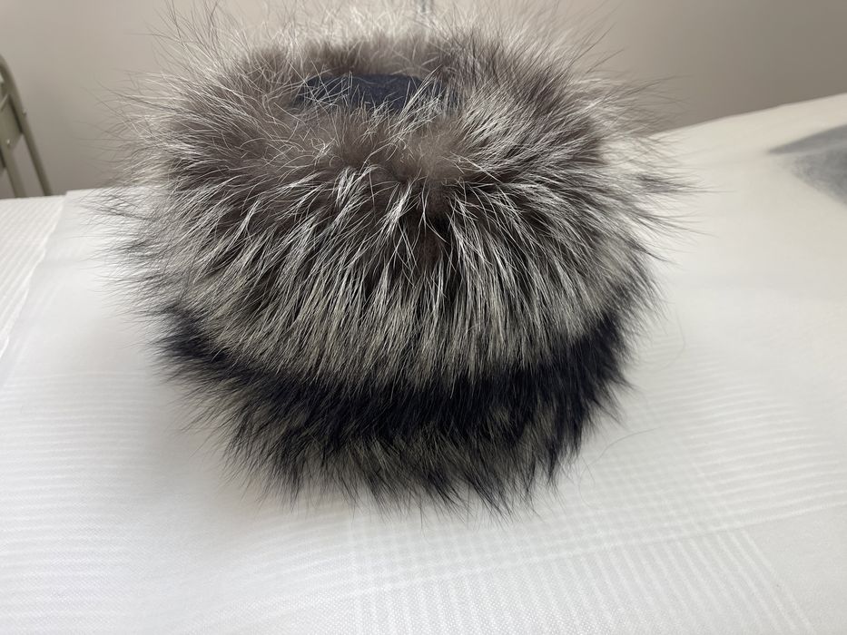 Шапка от лисица естествена кожа