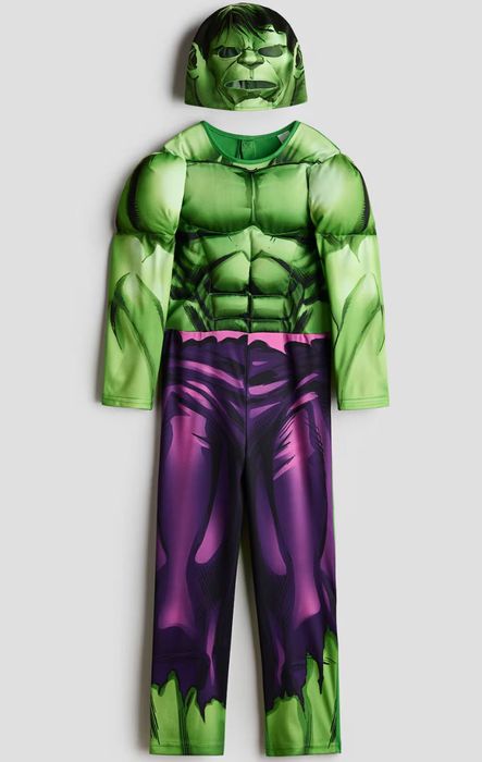 Costum copii Halloween Marvel Hulk - 116cm
