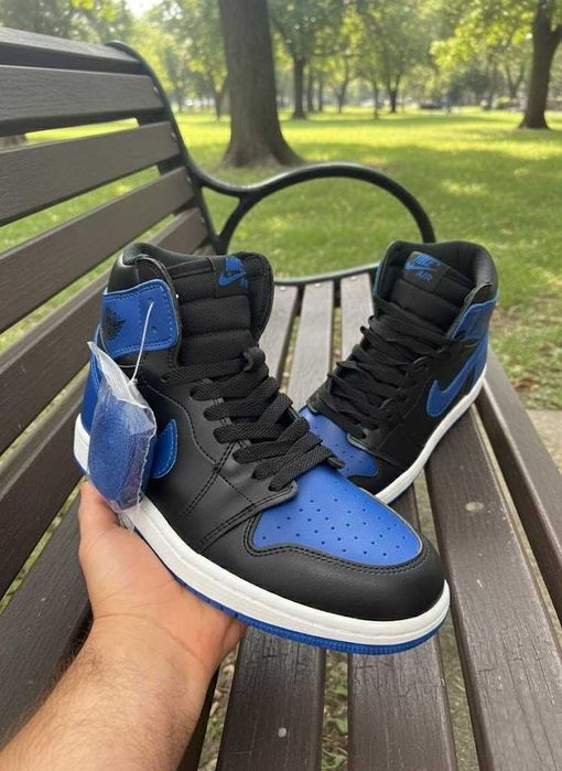 Adidasi Nike Jordan 1 High Royal Blue - Adidasi Fete Baieti