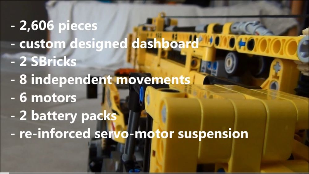 Lego MKII 42009 Mod Sbrick Motorizat