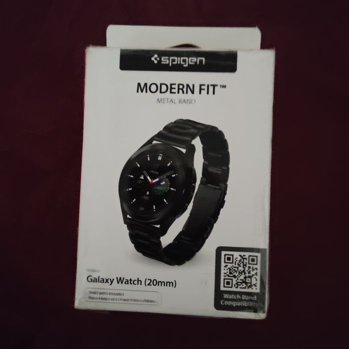 Curea metalica Spigen(USA) neagra pt smartwatch Samsung