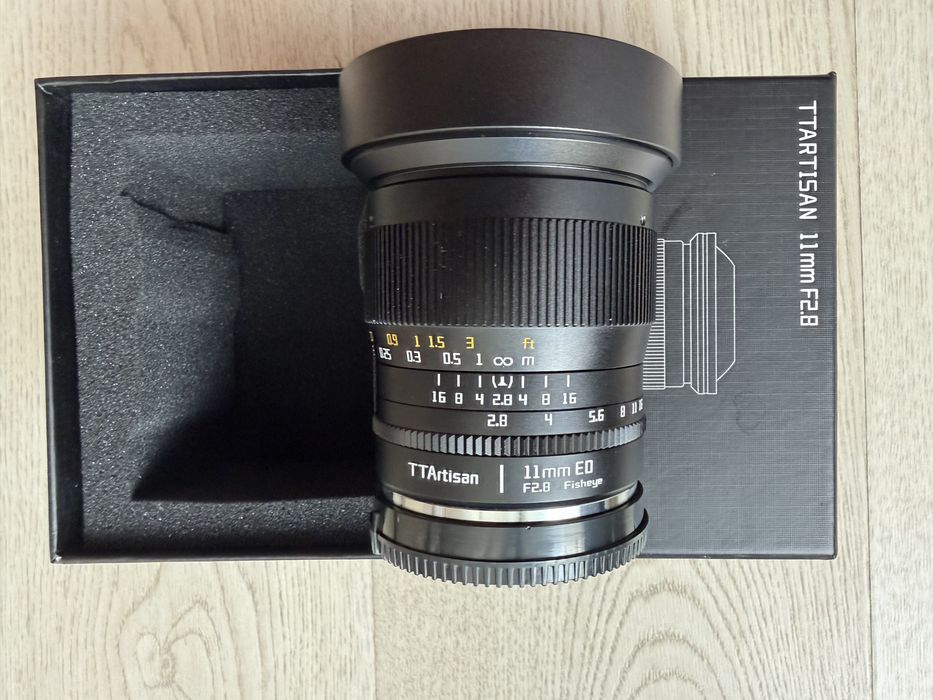 TTArtisan 11mm f/2.8 Fisheye Sony E full-frame - nou în cutie